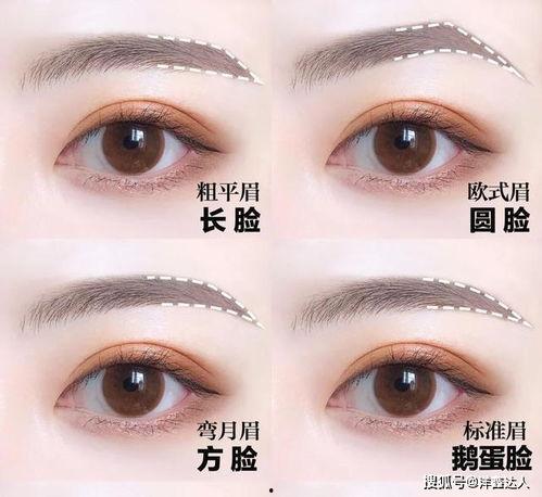 各种明星的眉毛图片,从自然到夸张，眉型艺术的多彩演绎